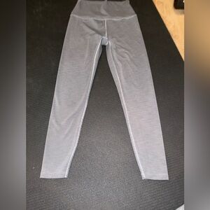 Beyond Yoga Gray High-Waisted Leggings- 7/8
